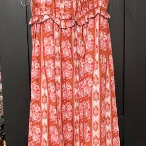 House of Harlow 1960s linen maxi dress